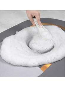 SHEIN Diatom Mud Bath Mat Bathroom Rug Mat Extra Soft And Absorbent Bath Rugs Non-Slip Quick Drying Floor Bath Tub Mat For Bathroom Floor Tub And Shower