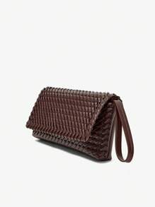 Maija Fashion Women Solid Color Shoulder Bag, Suitable For Daily Commuting And Travel - Burgundy - View 2