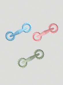 1pc Pet Toy Chew Toy With Pull Ring, Teething Stick Interactive Dog Toy - Multicolor - View 4