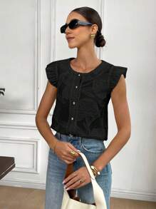 Serisse 休闲宽松盖袖百搭女式衬衫