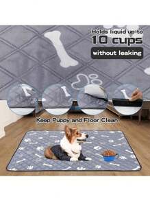 Reusable Dog Pee Pads For Dogs - Waterproof Puppy Potty Training Pee Pad - Washable Dog Training Pads, Super Absorbent Washable Pee Pads For Dogs.Protects Against Urine Leakage Non-Slip Reusable Dog Potty Training Mat. - Multicolor - View 2