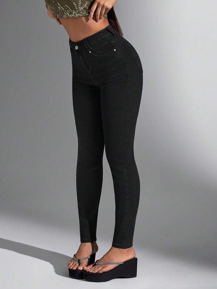 High Waist Skinny Jeans