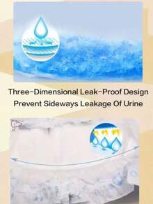 狗狗防漏尿布，超强吸水，一次性（类似尿布/护垫/卫生巾/生理裤），母狗10片/包，公狗12片/包，公狗母狗便后清洁必备用品 - 白色 - 查看 7