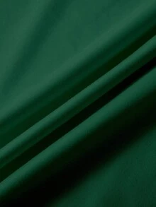 INAWLY 女士休闲字母印花圆领短袖 T 恤，夏季 - 墨綠色 - 查看 3