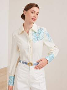 MOTF PREMIUM 椭圆形扣PU皮带 - 淺藍色 - 查看 9