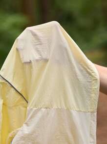 In My Nature Women's Summer Outdoor Hooded Sunscreen Jacket - Yellow - View 7