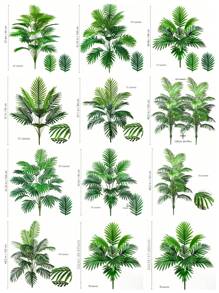 Large Fake Palm Tree Artificial Tropical Plant - 68cm/95cm/125cm (49.2in) Areca Palm Tree For Home, Office, Garden, Party Decor - Indoor Outdoor Plastic Plant Decorations - Realistic Faux Palm Tree