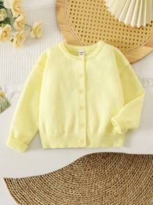 Karwuiio Maglione Unisex Per Bambini In Maglia, Girocollo Maniche Lunghe Pipistrello – Autunno/Inverno