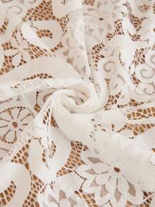 Aveloria Rosie Französischer Retro Spitze Ausschnitt Frauen Blazer