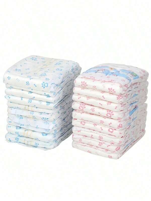 Fraldas antivazamento para cães, superabsorventes, descartáveis (semelhantes a fraldas/absorventes/absorventes higiênicos/calças fisiológicas), 10 unidades/pacote para cadelas, 12 unidades/pacote para cães machos, suprimentos essenciais para limpeza de cães machos e fêmeas