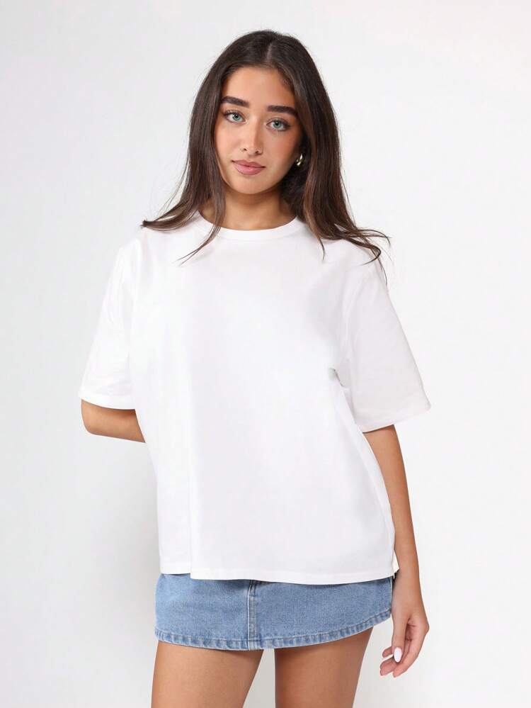 Oversized T-Shirt With Lemon Print And Italy Text