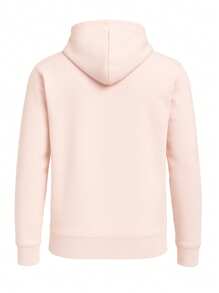 Champion Men's Casual Versatile Minimalist Pocket Drawstring Hoodie - Pink - View 5