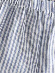 3 件套新生儿夏季休闲百搭条纹纯色松紧腰短裤、打底裤、内衣三件套，适合男婴和女婴