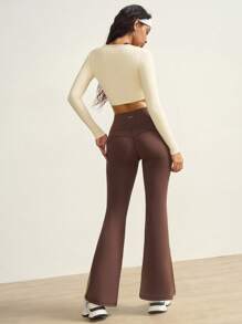 VARSIVA Damskie spodnie sportowe z wysokim stanem i kolorowymi blokami