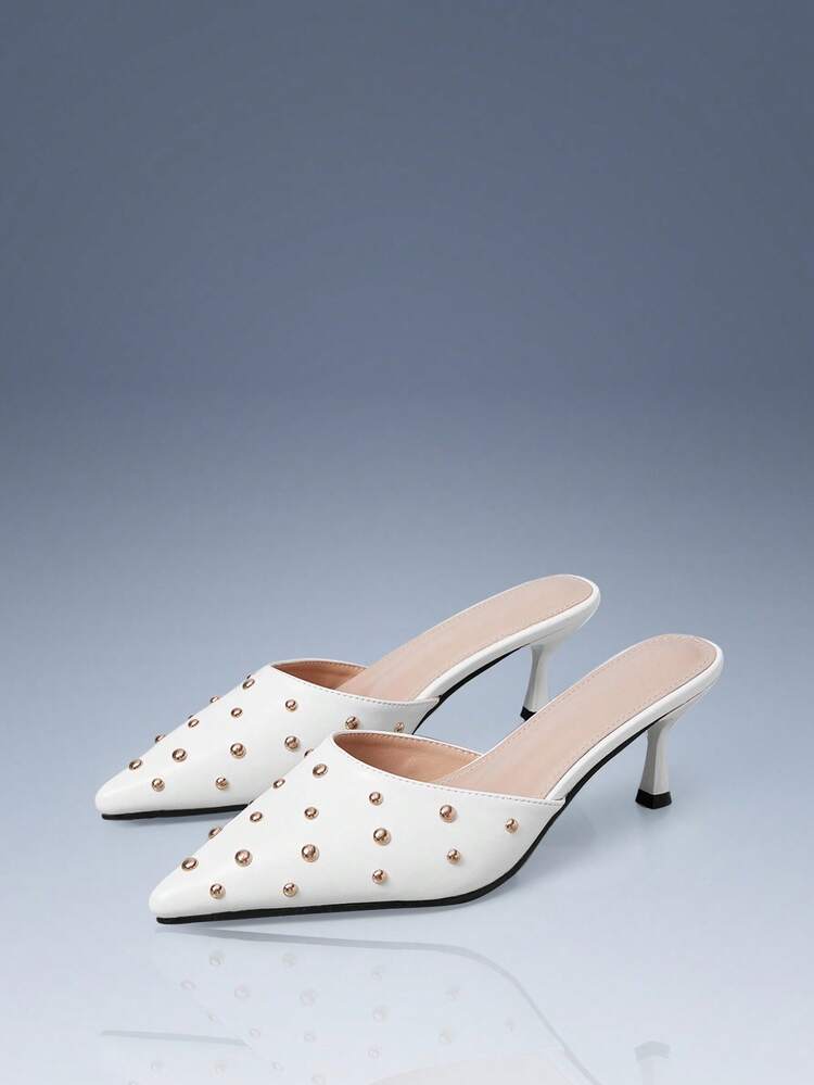 CUCCOO GRLICON Women's Fashion Red Strap Pointed Toe High Heel Pumps