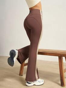 VARSIVA Damskie spodnie sportowe z wysokim stanem i kolorowymi blokami