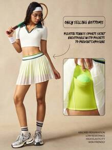 VARSIVA Shorts sportivi estivi casual con piega e righe a contrasto - Multicolore - Visualizzare 4