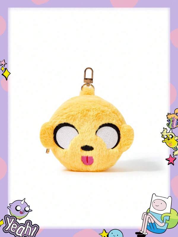 Adventure Time X ROMWE Yellow Plush Embroidered Fashionable Coin Purse