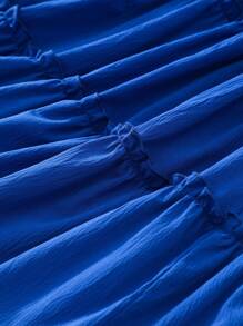 青少年女孩纯色无袖短裙，适合度假、夏季、旅行