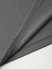 Manfinity Dauomo Men's Cartoon Cat Print Casual Short Sleeve T-Shirt, Summer - Grey - View 4