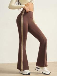 VARSIVA Damskie spodnie sportowe z wysokim stanem i kolorowymi blokami