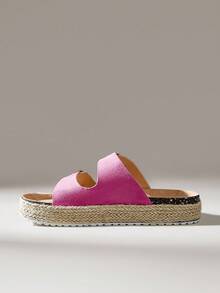 Solecia CUCCOO Damen Mode Plateau-Sandalen für Urlaub & Strand