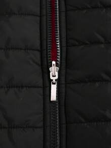 SHEIN 女婴休闲无袖夹克，带保暖内衬，秋冬 - 彩色 - 查看 6