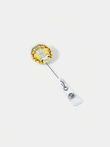 LOONEY TUNES X SHEIN Cute Letter And Cartoon Rabbit Pattern Keychain - Yellow - View 4