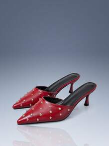 CUCCOO GRLICON Damen Y2K Punk Stil High Heel Pumps, geeignet für Motorrad, coole Mädchen, Halloween, Weihnachten, Party Outfits