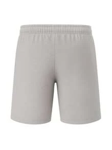 Champion 男士夏季休闲字母印花短裤 - 灰色 - 查看 2