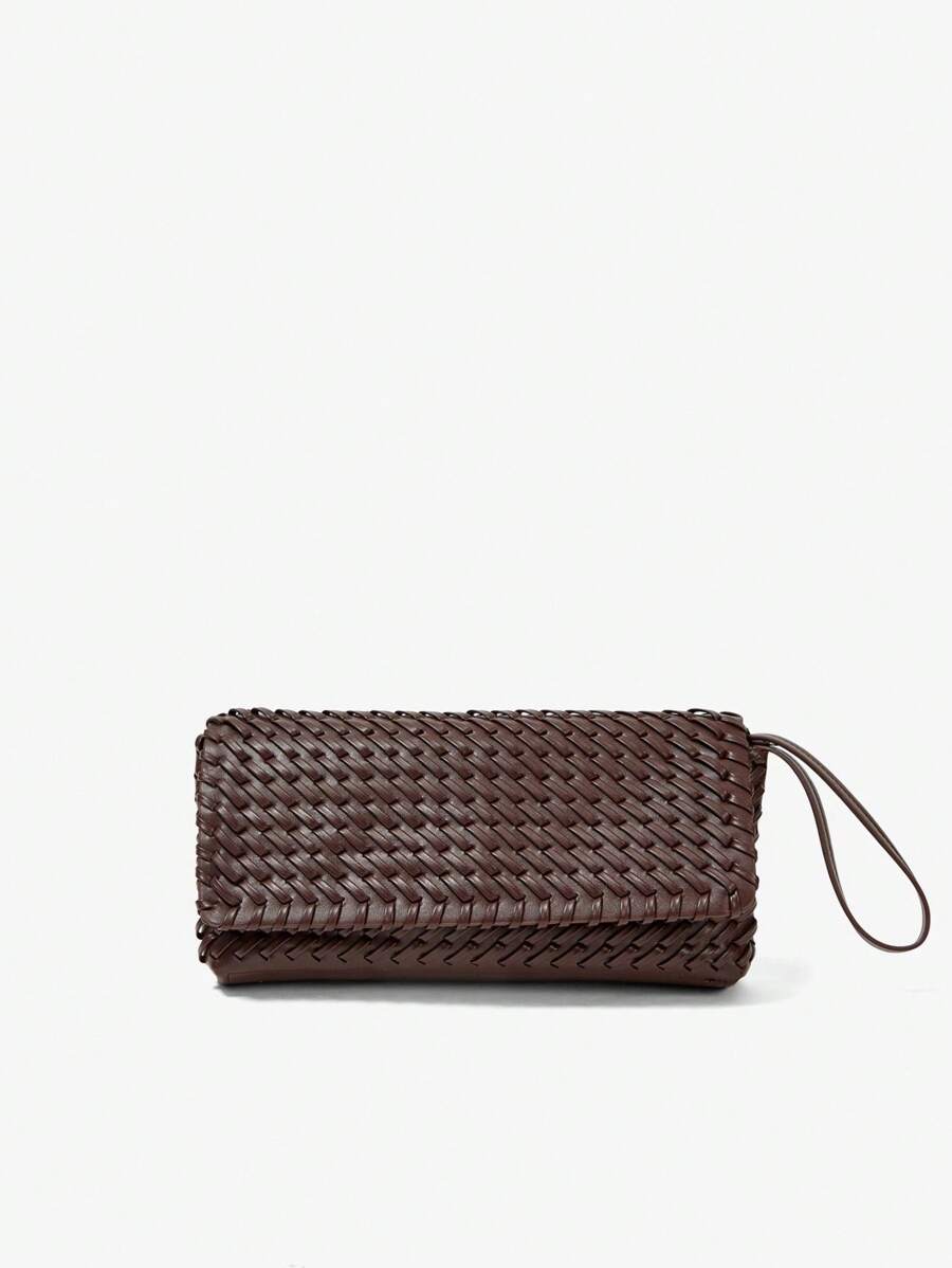 Maija Fashion Women Solid Color Shoulder Bag, Suitable For Daily Commuting And Travel - Burgundy - View 1