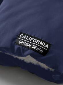 SHEIN Baby Mädchen Allround Baumwoll-Steppweste, einfach und vielseitig für Herbst/Winter - marineblau - Übersicht 3