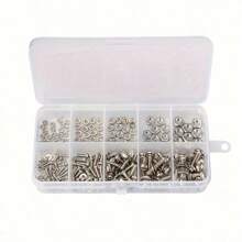 120/320Pcs Stainless Steel Screws An Head Screws Nuts Bolts Assortment Kit M2 M2.5 M3 M4 M5 Metic Nut And Bolt Assortment - Multicolor - View 8