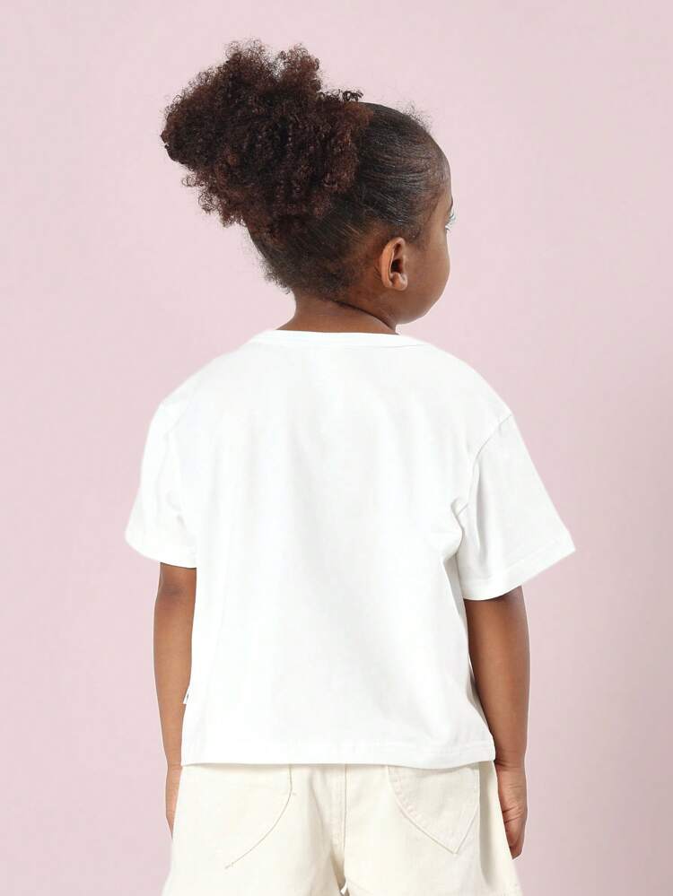 Palm Tree Paradise T-Shirt With Surfboard Design