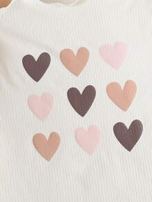 青少年女孩休闲基础款纯色针织弹力长袖汗衫，多件套，休闲、日常穿着和学校日常穿着 - 白色 - 查看 3