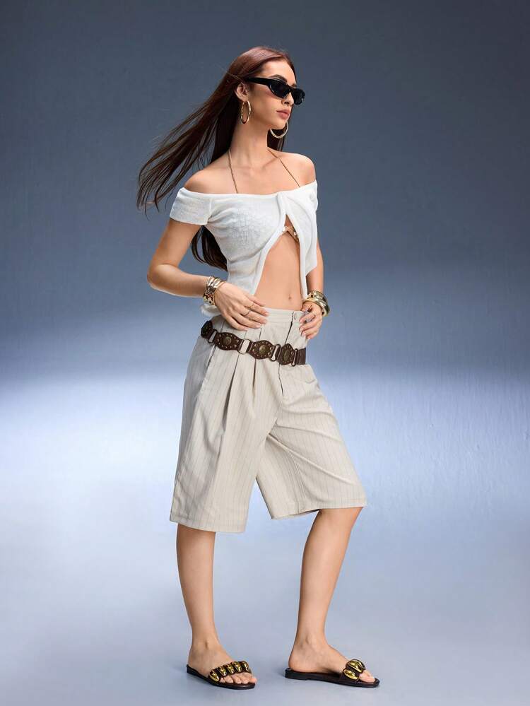 CUCCOO GRLICON Women's Flat Sandals, Y2K Style, Punk Rock, Biker, Cool Girl, Suitable For Halloween, Christmas, Party