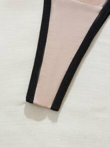 SHEIN 5件套彩色刺绣钢圈性感内衣套装 - 彩色 - 查看 4