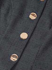 Ellevyn Sleeveless Top And Long Pants Suit, Minimalist Commute & Outing Elegant Linen-Feel Set