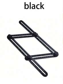 1pc Ultimate Multi Fold Ruler - Versatile Measuring Tool With Durable ABS Construction, Precision Four-Panel Design For Multi-Angle, Four-Sided & Corner Measurements, Compact Folding Option