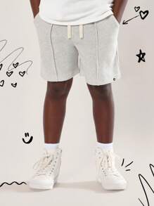 SUMWON Französische Terry Sommer Shorts mit elastischem Bund, Bequem für drinnen und Outdoor, Alltagstragen, Wochenend-Lässig, Jugendaktivitäten, Freizeitkleidung, Sport, Lässig, Spielzeit