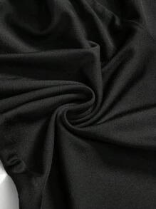 SHEIN 1套孕妇纯色两件套 - 黑與白 - 查看 6