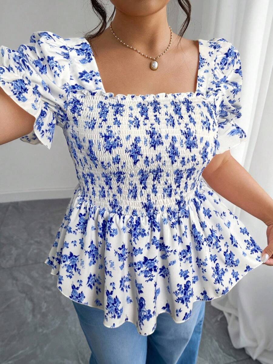 SHEIN Unity 度假风超大衬衫设计看起来更显瘦 - 彩色 - 查看 1