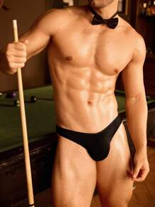 Men's Sexy Hollow Out Thong Briefs, Erotic Lingerie G String Underwear Thong Underwear Underwear