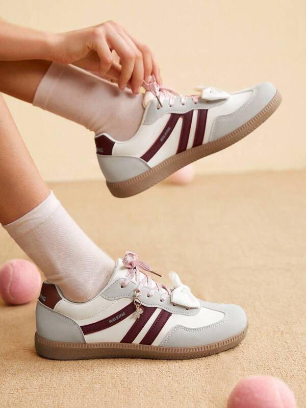 CUCCOO EASI Women's Beige Minimalist Casual Sports Sneakers
