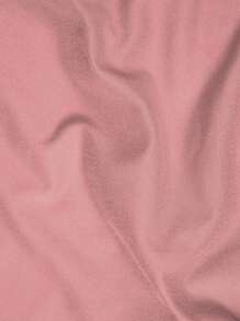 Manfinity Dauomo Men's Summer Solid Color Round Neck Casual Loose Tank Top - Pink - View 5