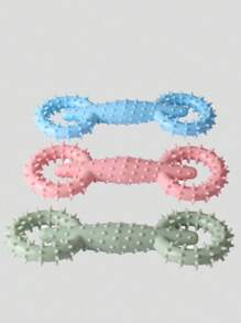 1pc Pet Toy Chew Toy With Pull Ring, Teething Stick Interactive Dog Toy - Multicolor - View 2