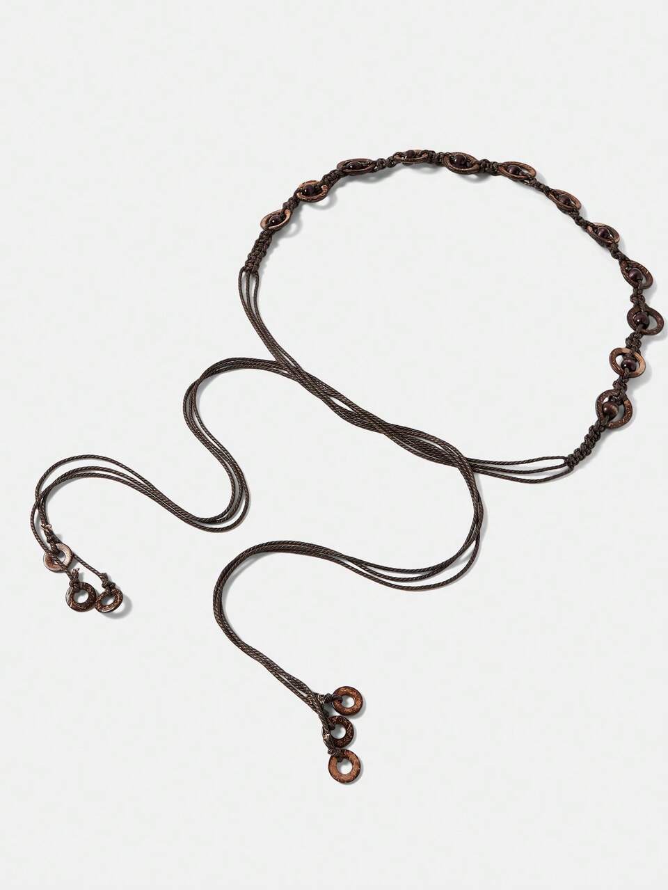 BOHEMIAN STYLE BRAIDED LONG BELT