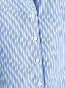 Franclia Women's Stripe Print Front Button Casual Long Sleeve Shirt Fall Cloth For Women