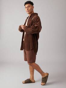 SHUZIA Men's Comfortable Arch Support Adjustable Strap Cork Footbed Sandals - Olive Green - View 7