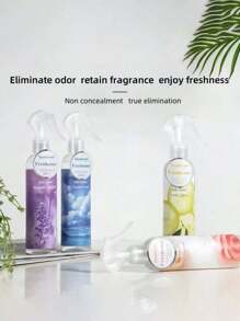 SHEIN 1件薰衣草柠檬海洋玫瑰味空气清新剂可用于衣物卧室衣柜去除异味喷雾净化空气清新剂室内车内香薰喷雾除臭剂 - 多色 - 查看 5